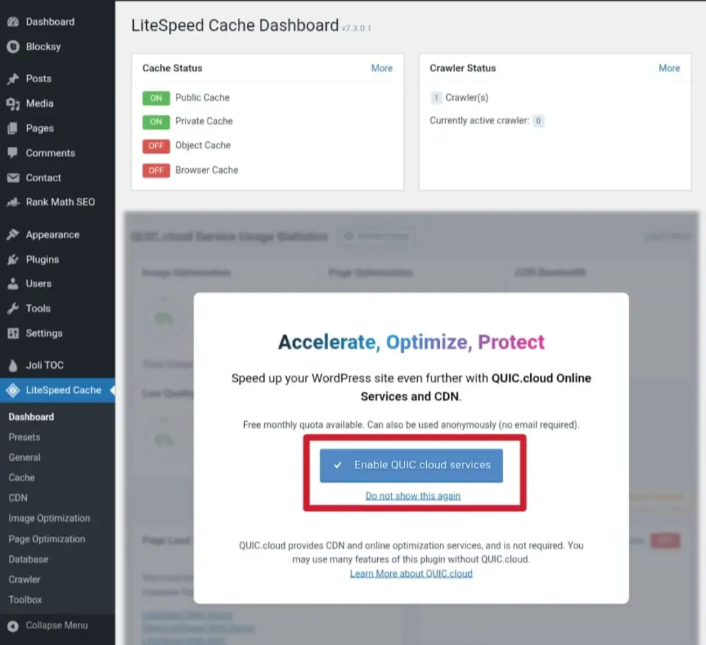 LiteSpeed Cache Plugin