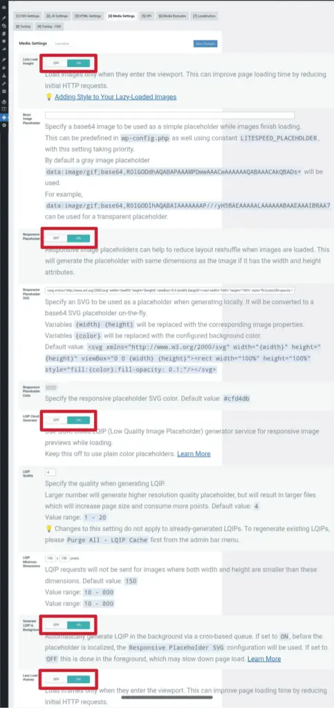 LiteSpeed Cache Plugin